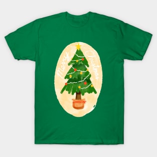 Merry Christmas Tree T-Shirt